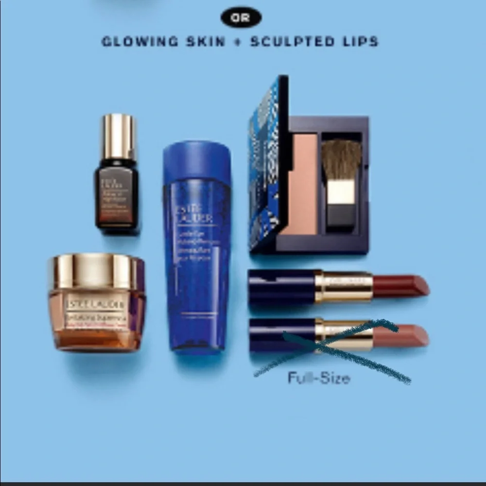 ESTEE LAUDER Quentin Jones 6p Revitalizing Supreme Glowing Skin Lip $165 NIP - Picture 2 of 4